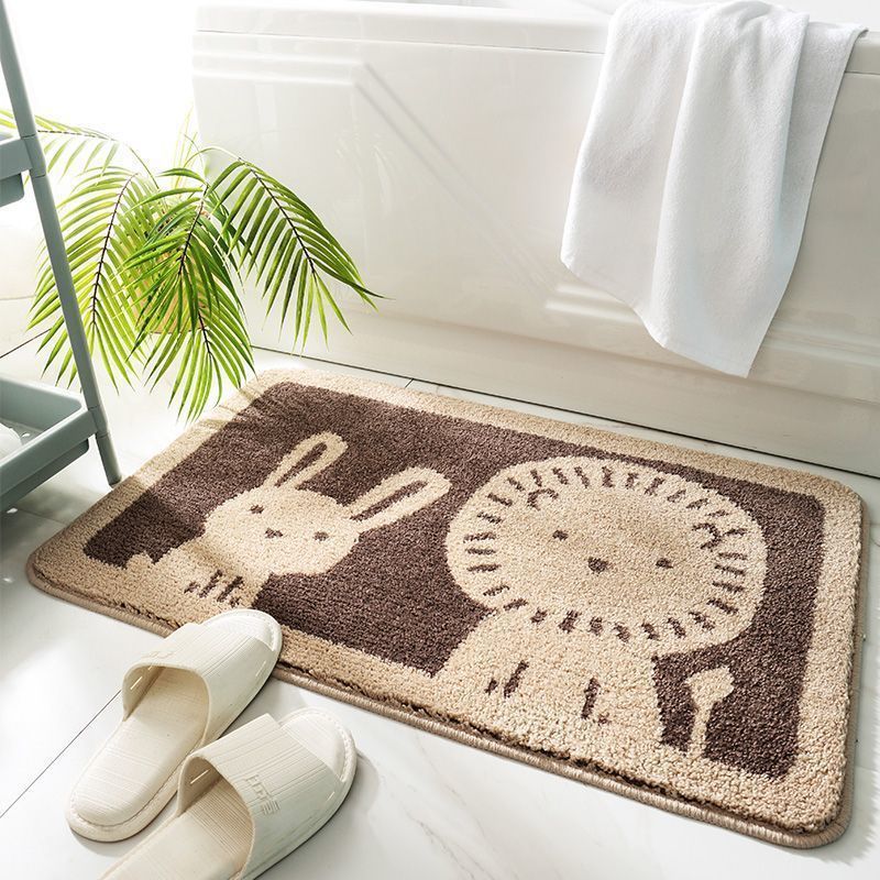 Floor Mat Household Thickened Cooling Mat Bathroom Entrance Hydrophilic Pad