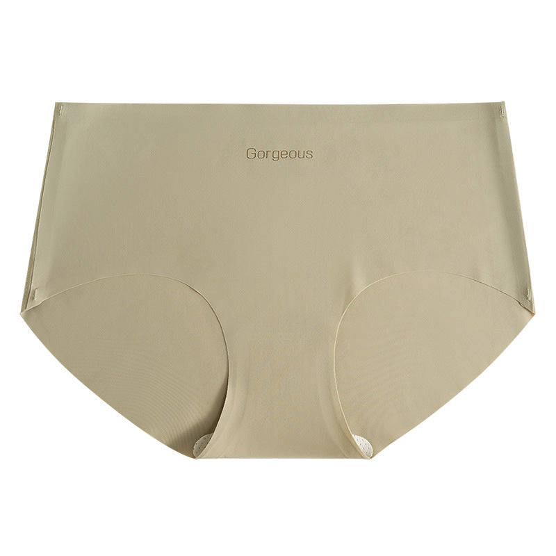 Yoga Fitness Silk Antibacterial Crotch Seamless Underwear
