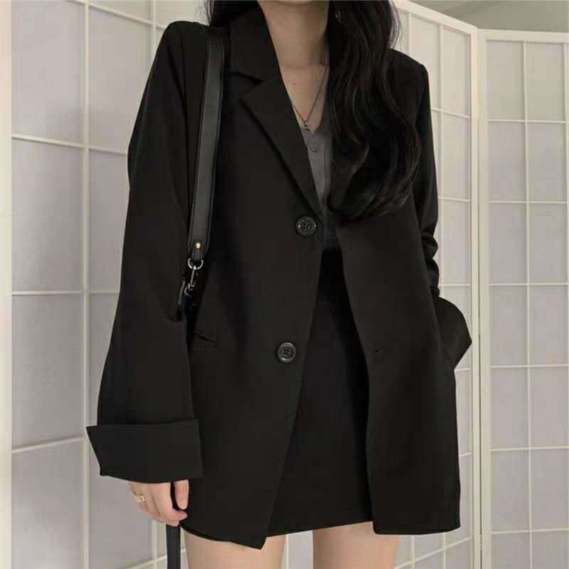 Fashionable Korean-style Loose-fit Women's Blazer