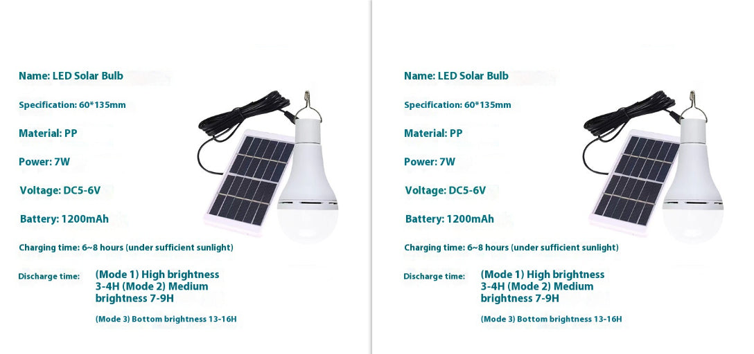 Solar Charging Emergency Lamp Outdoor Camping Lantern