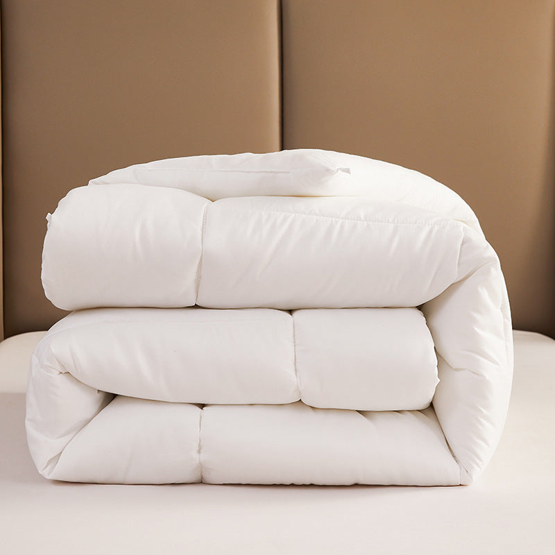 Pure White Hotel Comforters Four-season Duvet Inserts Summer Cooling Quilts Guesthouse And Hotel Cotton Quilts