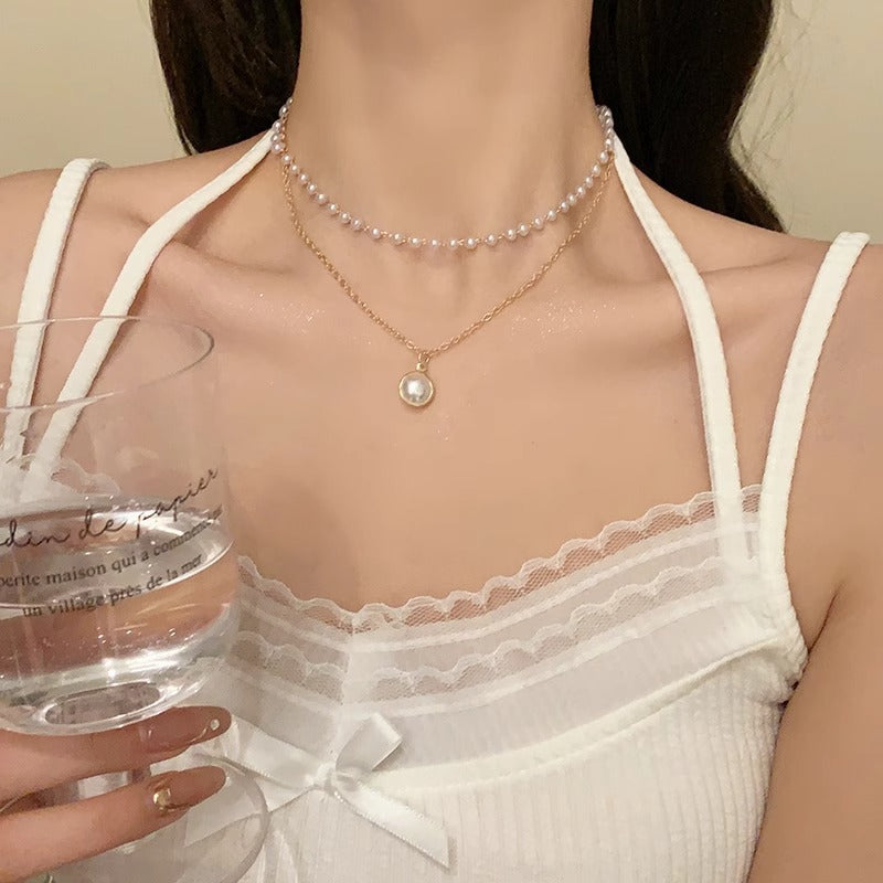 Wholesale Necklaces For Street Stalls 2025 New Korean Style Sexy Collarbone Chain Simple Elegant Summer Versatile Neck Accessories For Women