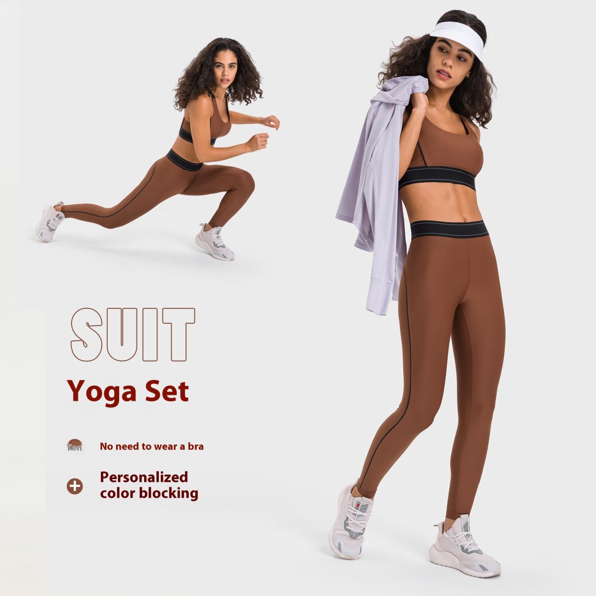 Yoga Clothes Sports Suit Tights Bra Slimming