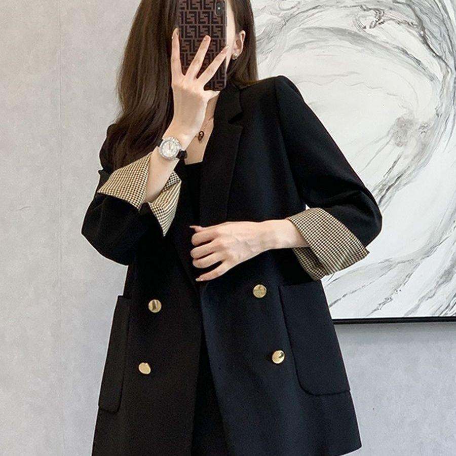 Seasonal Korean-style Double-breasted Chanel-style Top