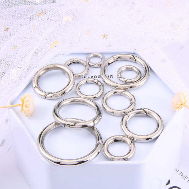 Handmade Luggage Buckle Ring Ornament Accessories Solid