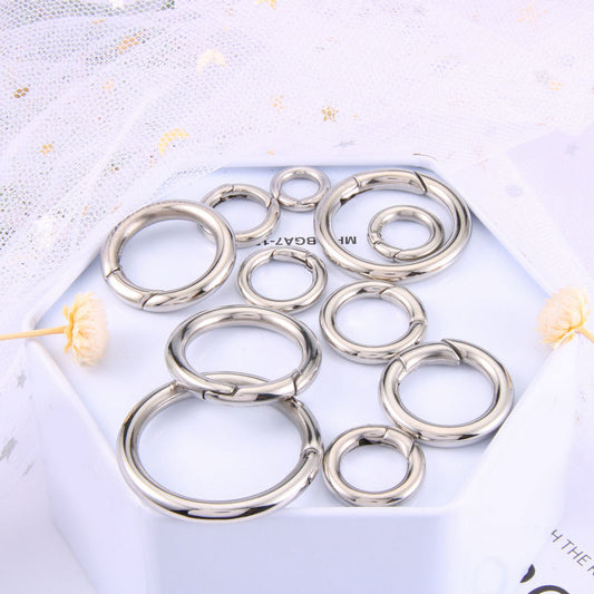Handmade Luggage Buckle Ring Ornament Accessories Solid