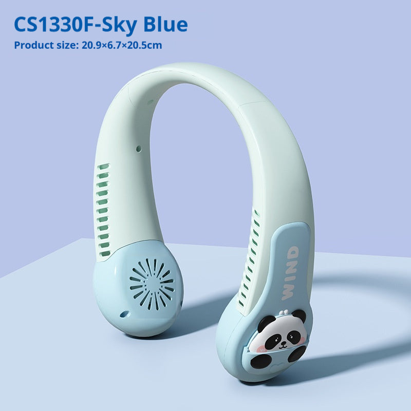 Dormitory Fashion Comfortable Halter Little Fan Three-speed USB Charging Outdoor Portable
