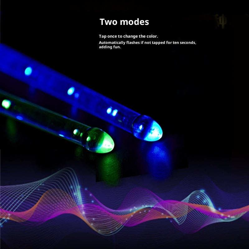 LED Luminous Drumstick 15 Color Gradient USB Charging