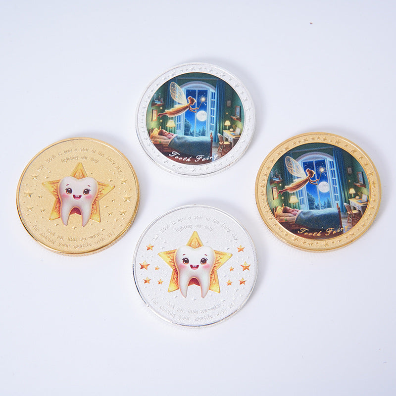 Tooth Fairy Tooth-Exchange Gift Commemorative Coin