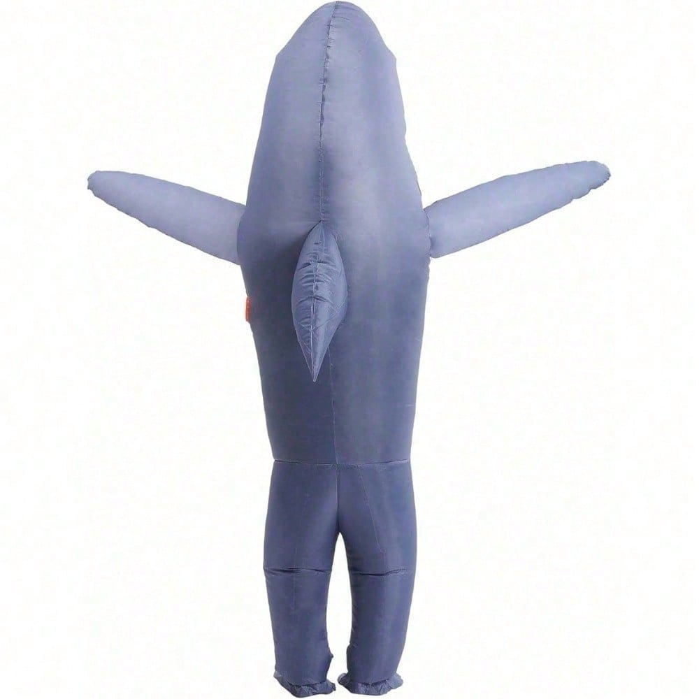 Perfect Valentine Gift, Shark Inflatable Costume, Adult Blow Up Halloween Party Outfit, Funny Group Cosplay For Birthday And Sporting Events