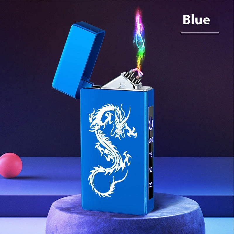 Double-layer Windproof Charging Intelligent Power Display Lighter