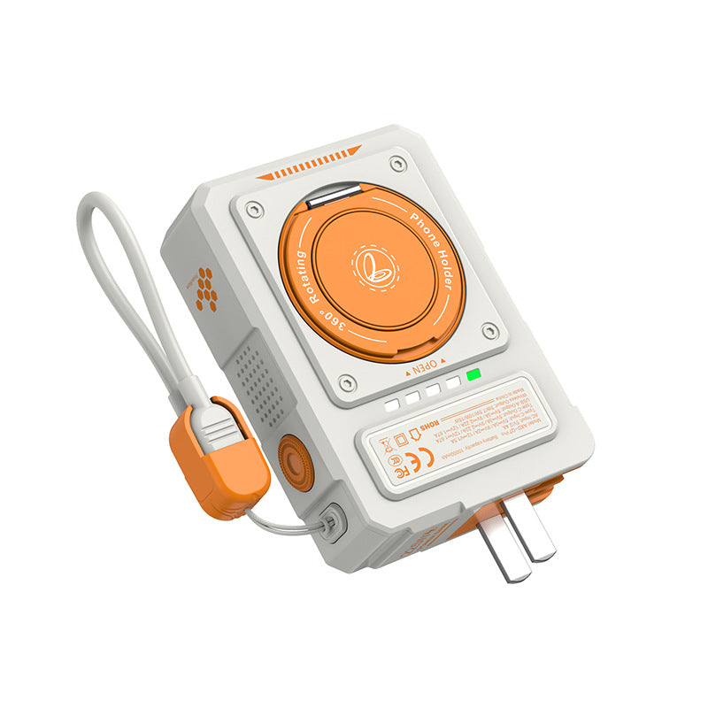 10,000 MAh Portable Power Bank With Built-in 225W Super-fast Charging And A Stand