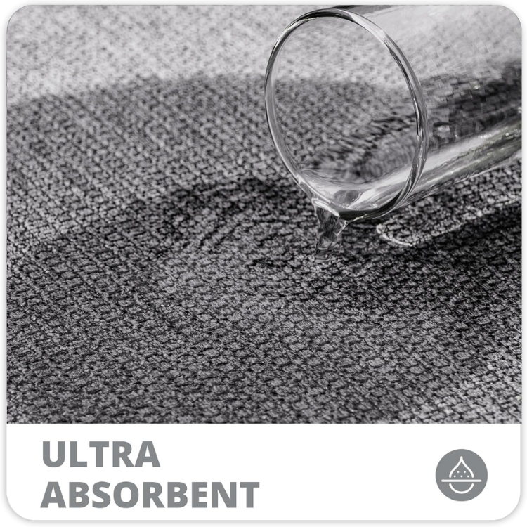 Bath Mat,Ultra Thin Bathroom Rugs,Rubber Bath Mats For Bathroom,No Slip Bath Rugs,Quick Dry,Machine Washable,Low Pile,Absorbent,Shower Outside,Sink,Home Decor Accessories.Grey,