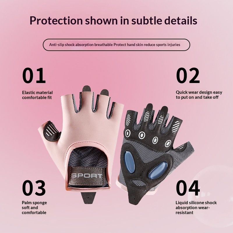 Blister-resistant Non-slip Abrasion-resistant Fitness Gloves