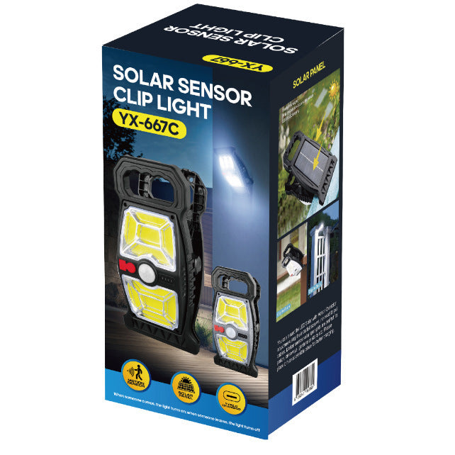 Courtyard Home Solar Outdoor Motion-Sensor Light
