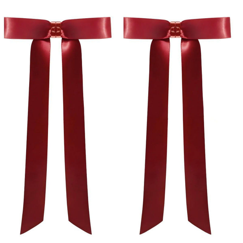 Womens Metal Bow Magnetic Hair Clip