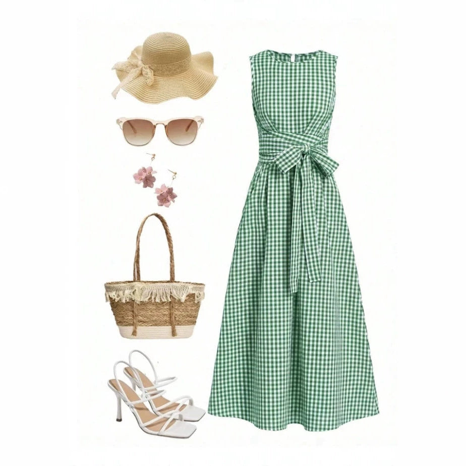 Bohemian Romantic Floral Resort Style French Inspired New Dress