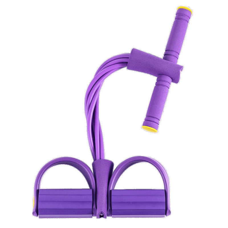 Four-tube Six-tube Pedal Chest Expander Open Shoulder Beauty Back