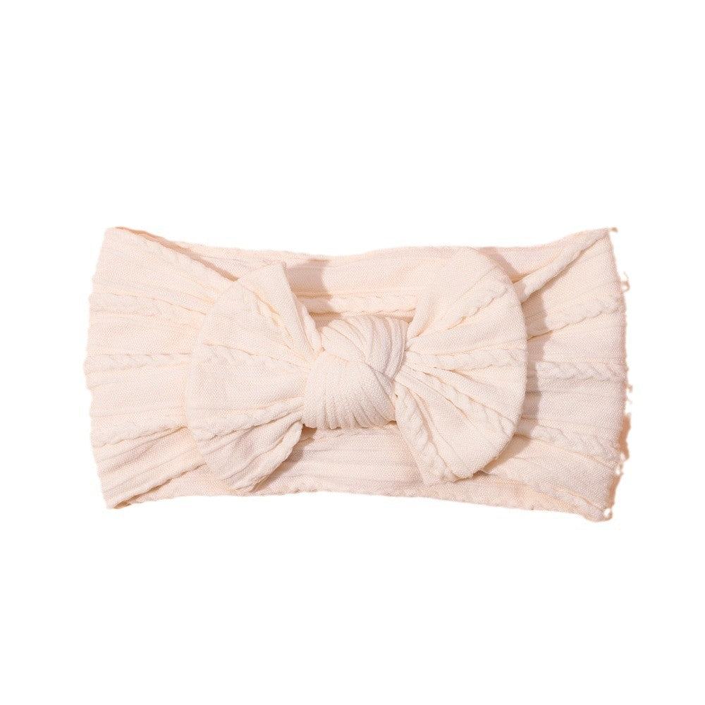 Children's Jacquard Headband Elastic Nylon Hair Band