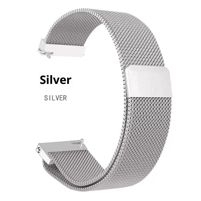 Smart Watch Flat Head Style Milan Strap Garmin Convex Head Universal Metal Strap