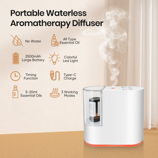 Household Essential Oil Fog Rechargeable Smart Light Can Be Timed Aroma Diffuser