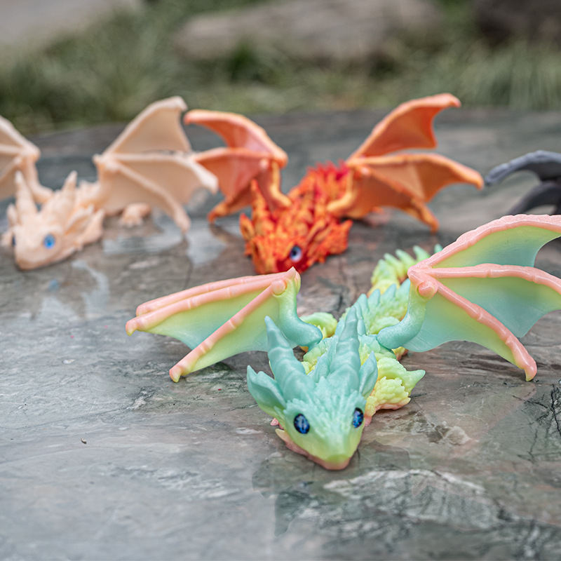 Print Flying Dragon Wings Decoration Toys