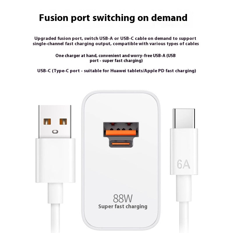 Super Fast Charging Plug Data Cable Set