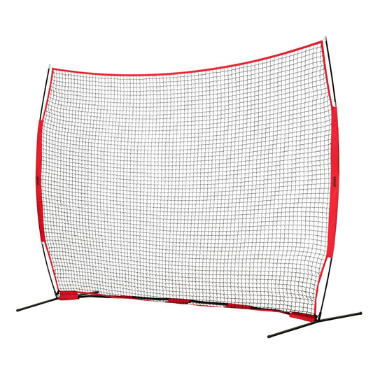 Barricade Backstop Net, 12x9 Ft Ball Sports Barrier Netting, Portable Practice Equipment With Carry Bag, Protection Screen For Baseball Softball Lacrosse Soccer Hockey Training, For Backyard