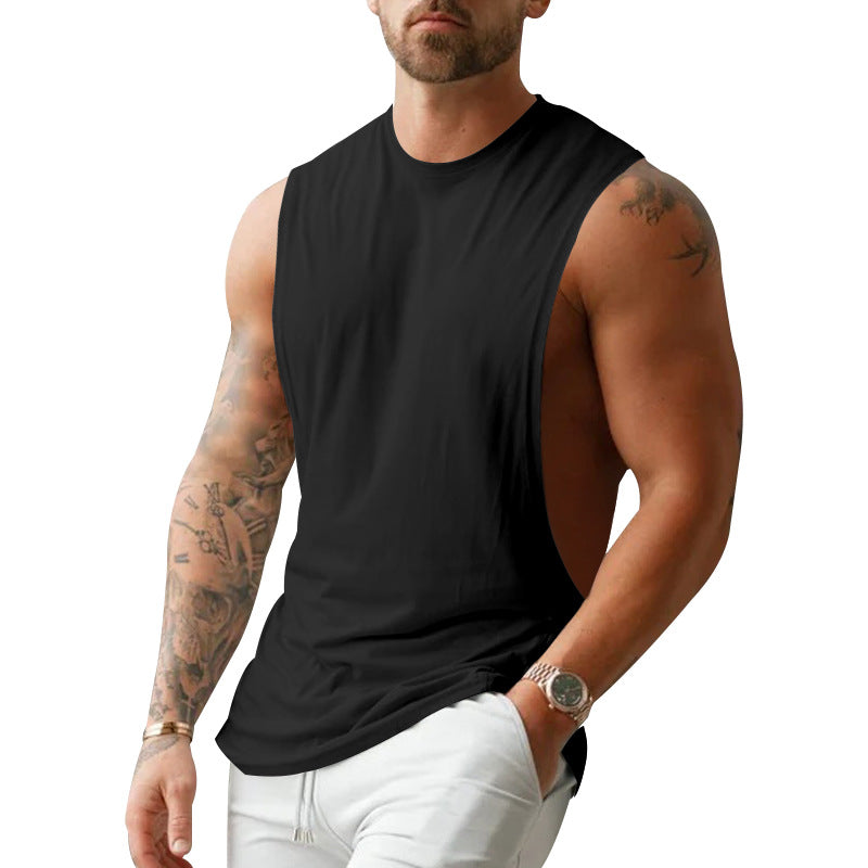Men's Fitness Tank Top American-style Stretchy Sleeveless