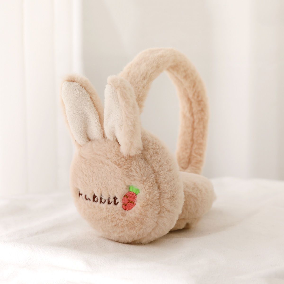 Rabbit Ear Earmuffs For Winter Warmth, Korean Style For Women