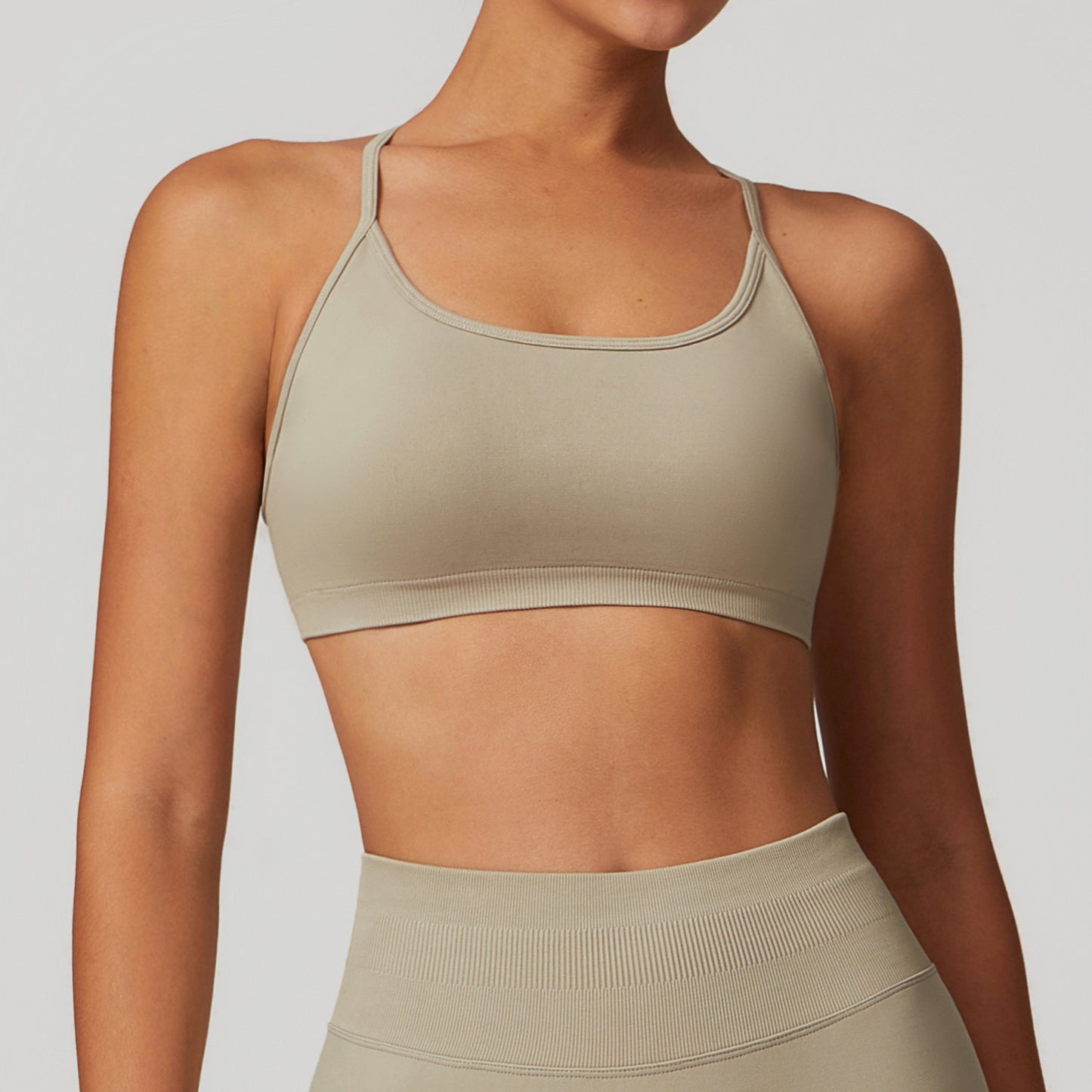Sports Fitness Seamless Cross Beauty Back Yoga