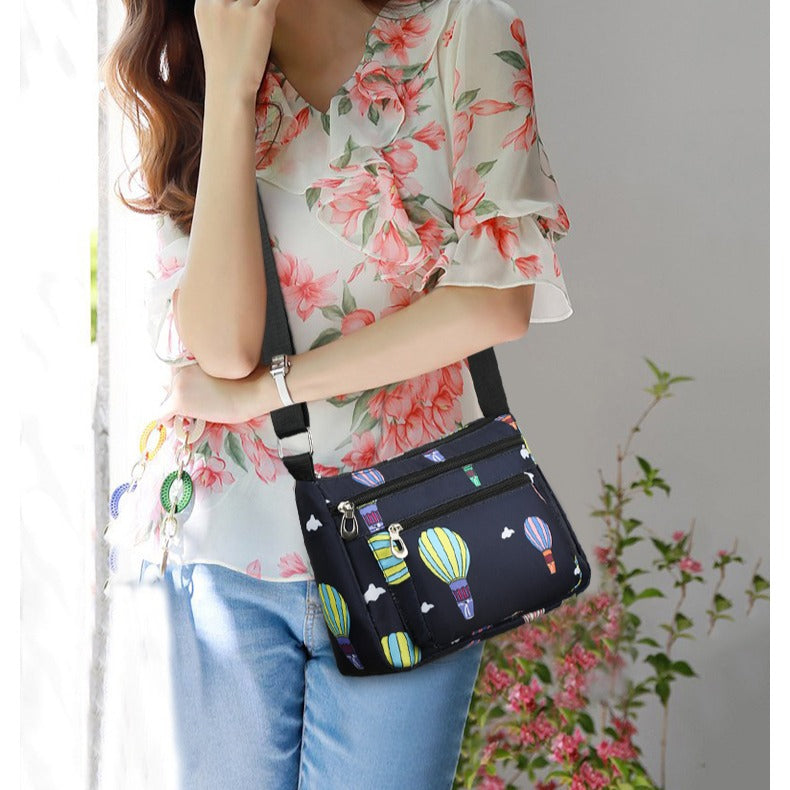 Only Self Pickup---New Fashion Middle-Aged & Elderly Women's Casual Nylon Oxford Crossbody Bag, Multi-Functional Shoulder Bag For Mom