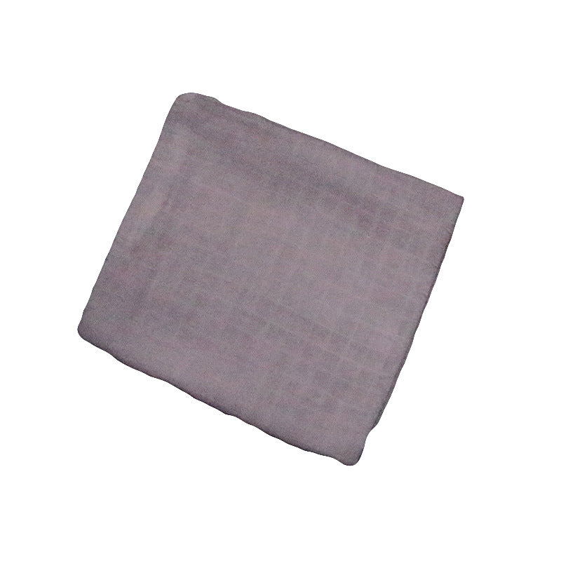 Solid-color Double-layer Gauze Bath Towel