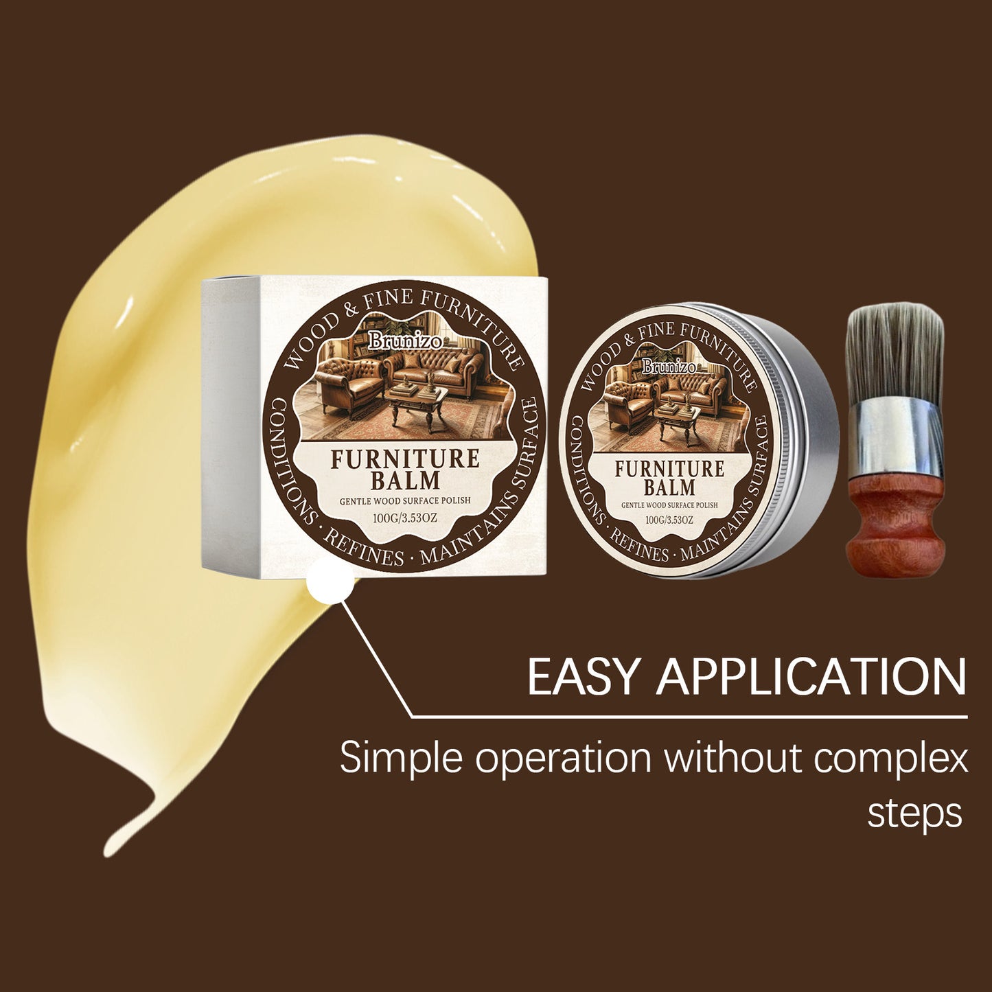 Daily Household Wooden Furniture Surface Maintenance Furniture Care Cream