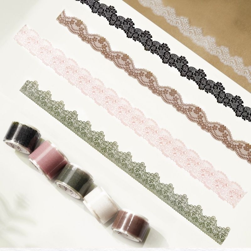 Die-cut PET Tape With Alien-shaped Edges, Decorative Washi Tape For Journals