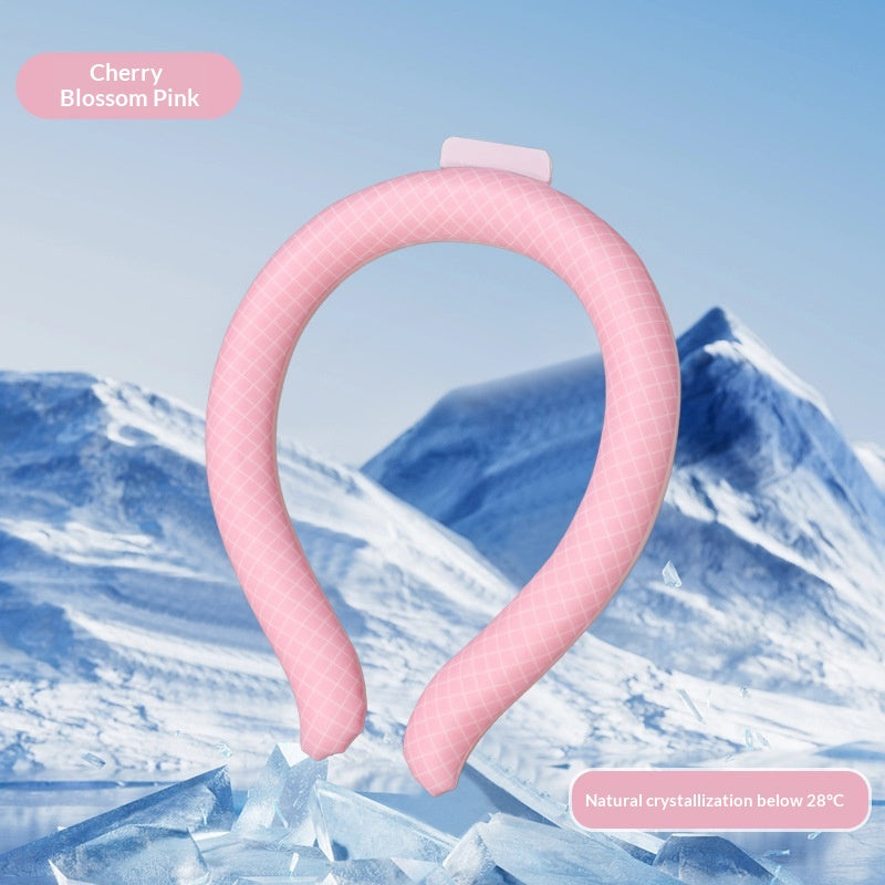 Portable Neck-Hanging Cooling Ice Ring PCM