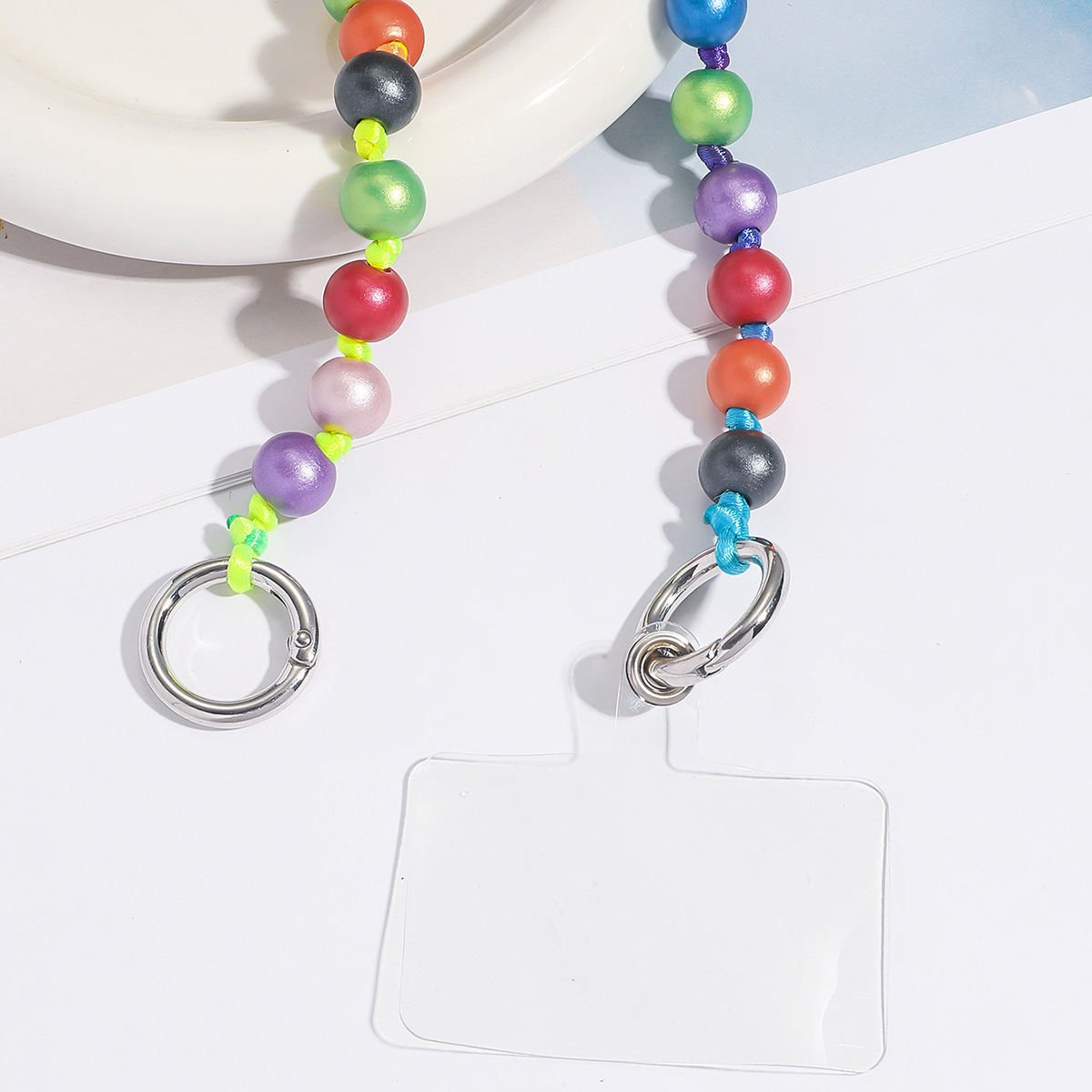 Wild Color Beaded Mobile Phone Strap