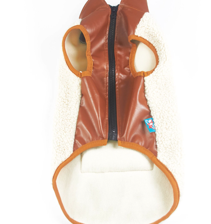 Dog Cat Pet Warm Autumn And Winter Small Leather Pocket