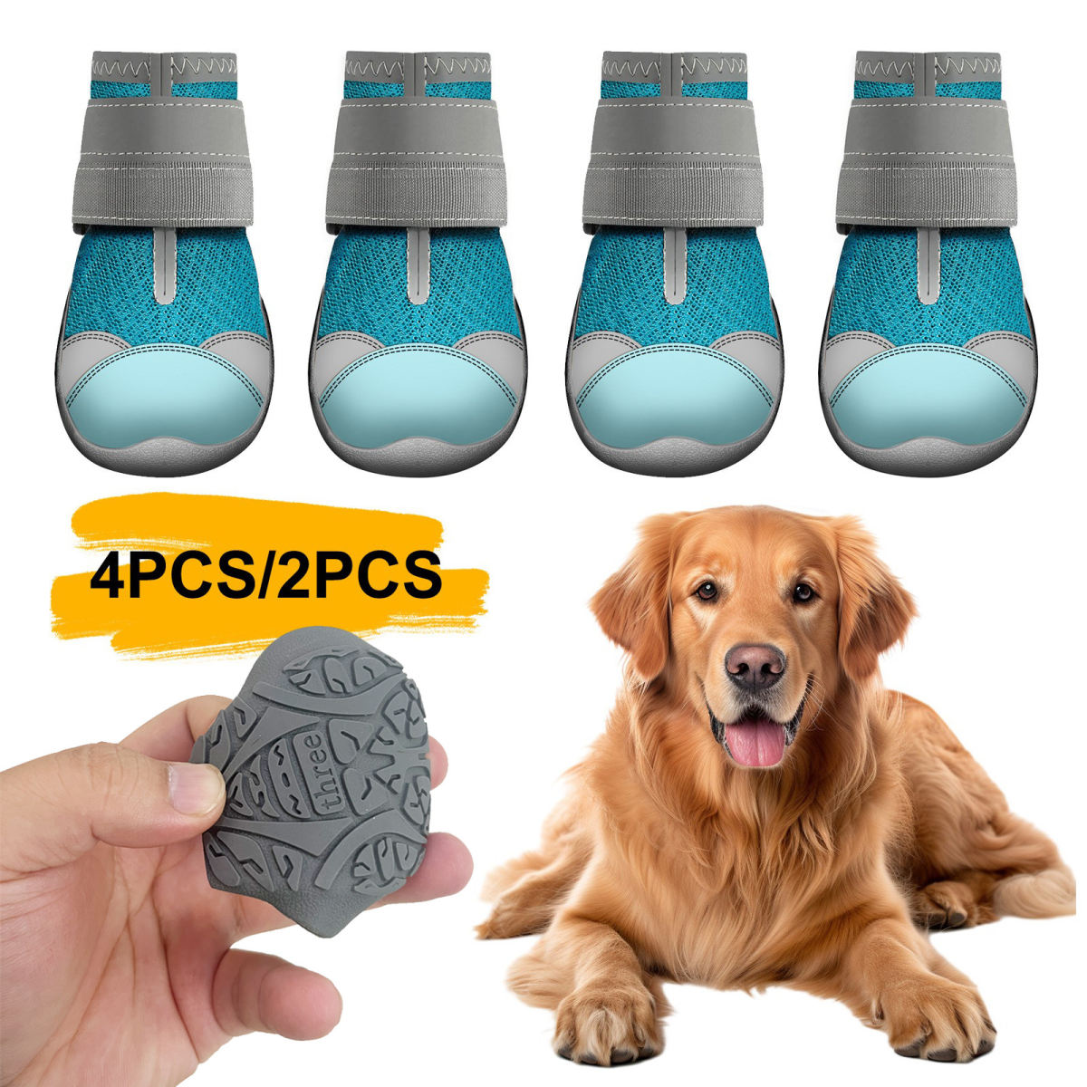 Abrasion-resistant Mesh Breathable Pet Shoes
