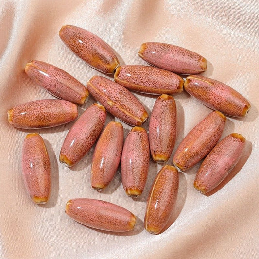 Ceramic Ornament Accessories Braceletnecklace Braiding Material Package Bullet Beads