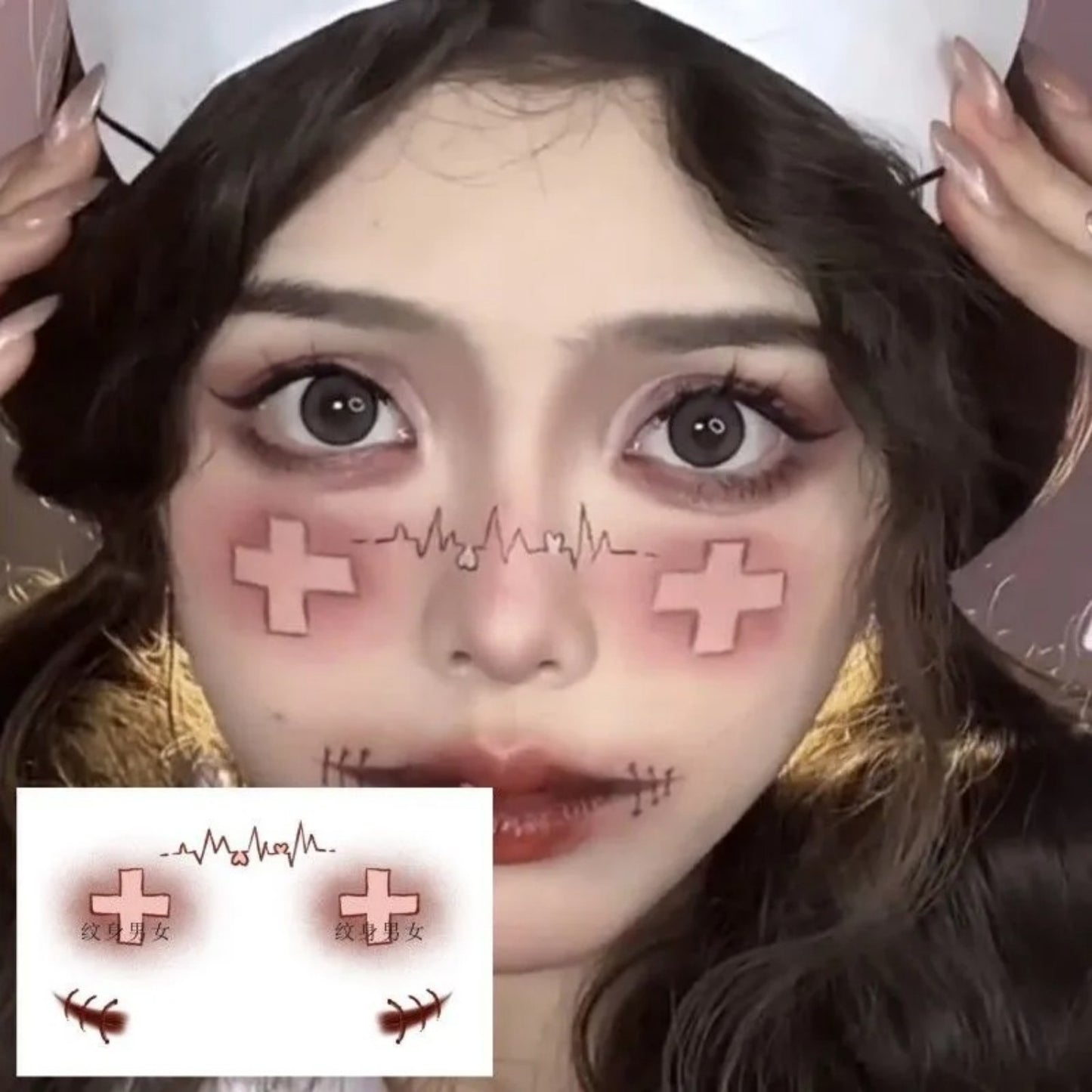 Witch Tears Makeup Tattoo Stickers
