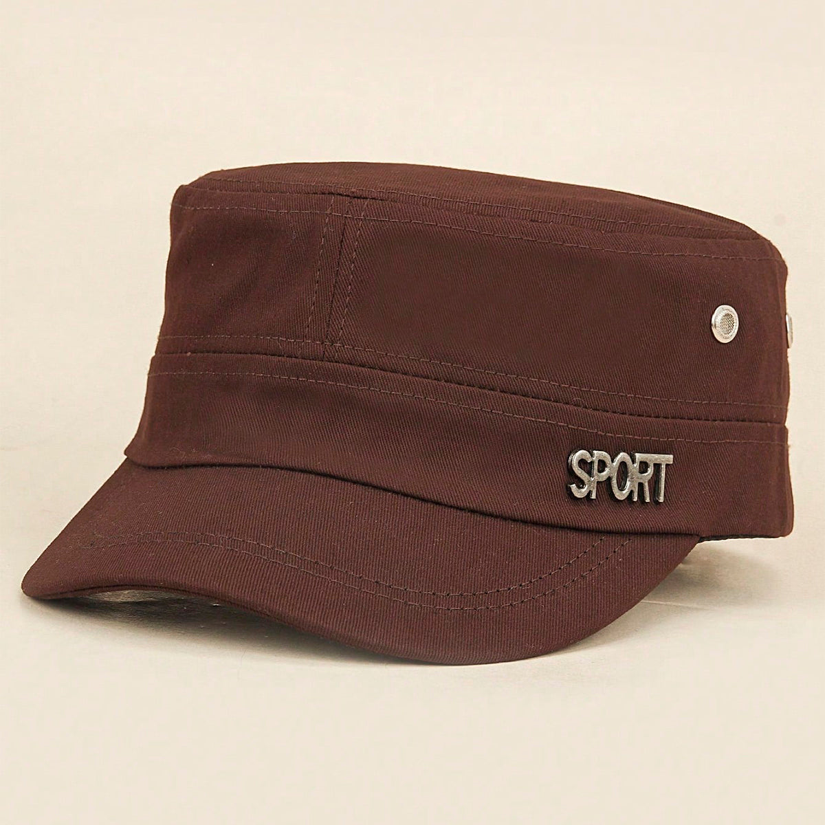 Men's And Women's All-color Iron-buttoned Baseball Cap With Flat Top. Fashionable And Casual. Suitable For Outdoor Outings, Mountain Climbing And Daily Commuting.