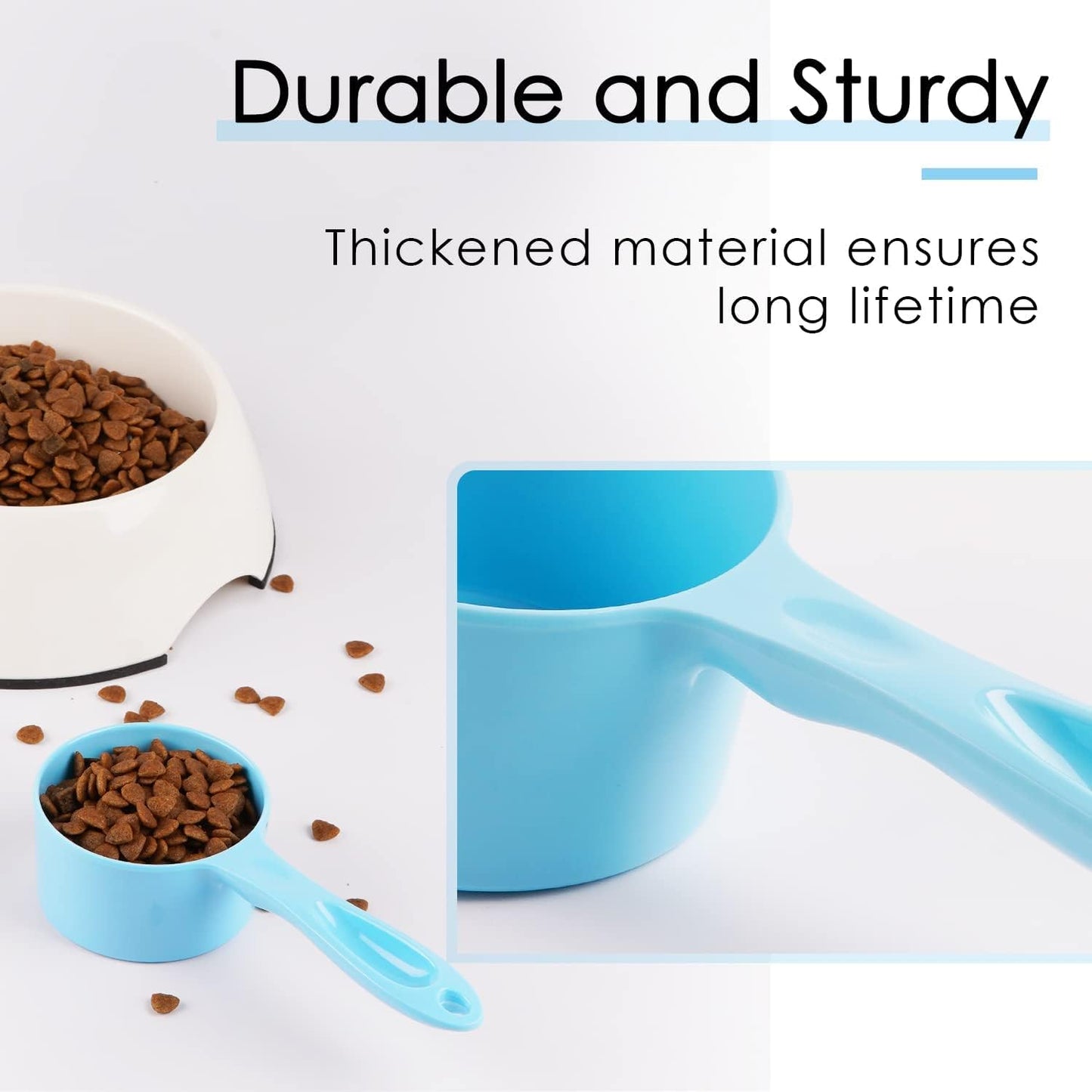 Dog Food Scoop For Container Measuring Scoop For Dogs Cats Birds And Rabbits Pet Food Feeding Scoop