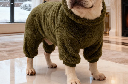 Four-legged Pet Cotton High-neck Warm Pullover