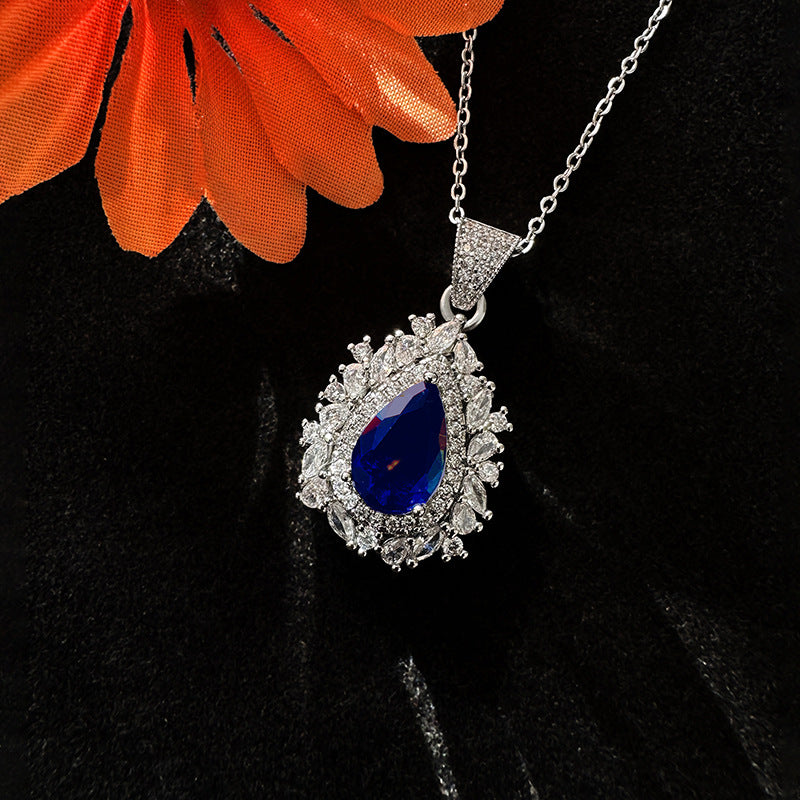 Minimalist Necklace Pendant Jewelry, New Foreign Trade Products, Popular European And American Style Zircon Necklace For Women, Street Style