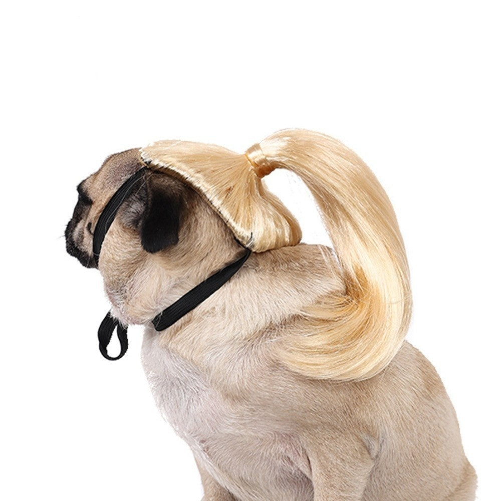 Halloween Pet Wig For Curly Or Straight Hair
