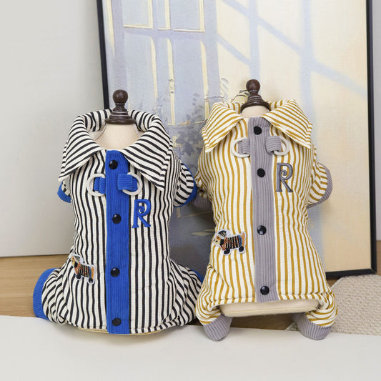 Pet Dog Clothes Pet Four-legged Cotton-padded Jackets
