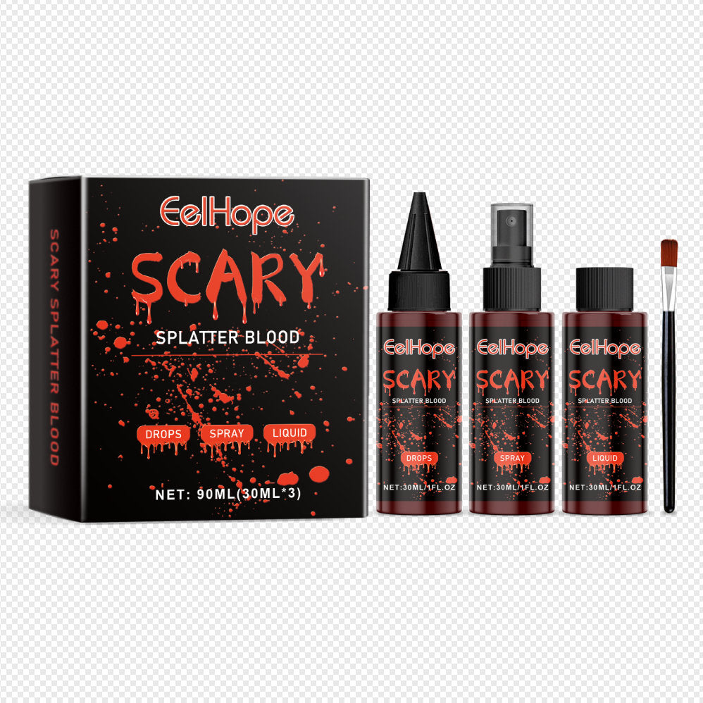 Liquid Fake Blood Makeup Set Special Effects