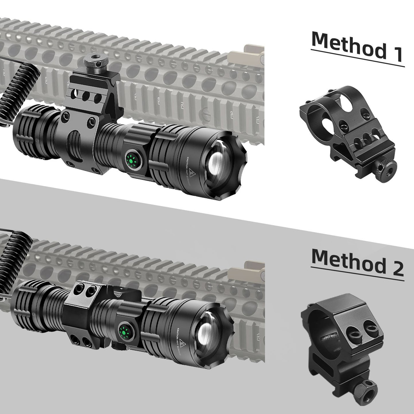 Type-C Charging Tactical Search Flashlight
