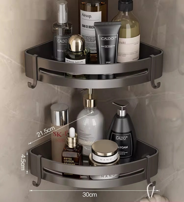 Thickened Towel Rack With Hooks Foldable Bath Towel Rack